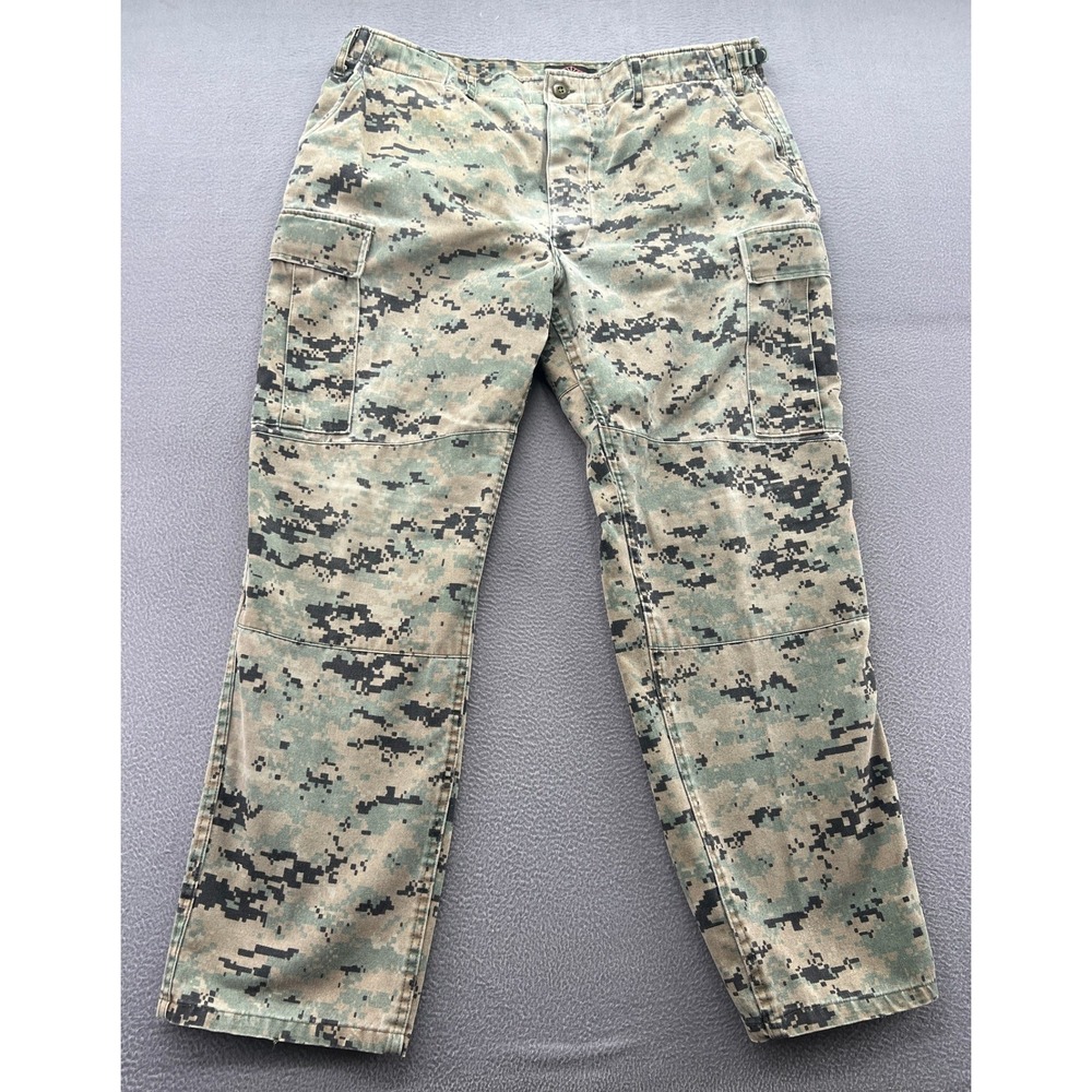 True Spec Pants Mens Digital Woodland Camo Cargo Military Tactical 40x30